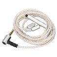 thumbnail image 2 of Cable para auriculares MMCX, cable de actualización de auriculares plateado Cable para auriculares MMCX Cable de actualización para auriculares Altamente versátil, 2 of 8