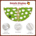 thumbnail image 3 of Rateoe Funny Sheep Doing Yoga Pattern Christmas Tree Skirt with Ties , Christmas Tree Decorations, Farmhouse Christmas Decor Xmas Holiday Decorations-36", 3 of 6