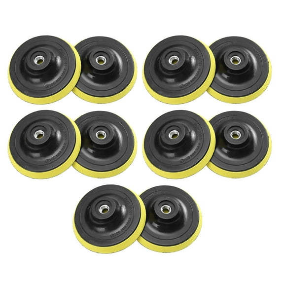 OFFIGAM 10Pcs Buffing Polishing Pads with Hook and Loop Design for Professional Use in Car Polishing Machine
