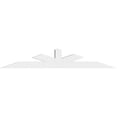thumbnail image 2 of 72"W x 12"H x 4"D x 4"F, 4/12 Pitch, Saratoga Architectural Grade PVC Gable Bracket, 2 of 8