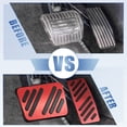 thumbnail image 4 of Coche Automático Freno Pedal Pastilla Gasolina Acelerador Pedal Cubierta Kit Rojo, 4 of 7