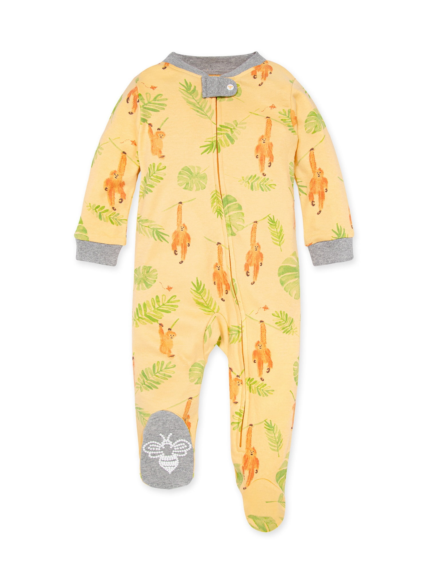 Burt's Bees Baby Newborn Baby Boy Organic Cotton Sleep 'N Play Footed