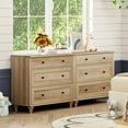 thumbnail image 7 of Oak 6 Dresser for Living Room, 7 of 7