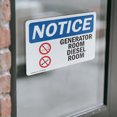 thumbnail image 4 of (2 Pack) Generator Room Diesel Fuel Sign, 4 of 7