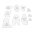 thumbnail image 1 of Bear Sewing Pattern Ruler, Memory Bear Template Ruler Set, Acrylic Doll Making Patterns for Easy Sewing, Ideal for Creating Heartfelt Memory Bears From Loved Ones Clothing, 1 of 7