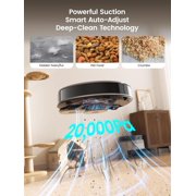 Lefant M3 Max Robot Vacuum and Mop, 113°F Hot Water Auto Mop Washing & Cool Air Drying, Self-Emptying & Refilling