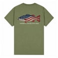 thumbnail image 2 of Back Print, Largemouth Bass American 250th Shirt, Fishing 4th of July Shirt, 1776 2026 Patriotic Fish Tee, Fisherman Gift, 2 of 4
