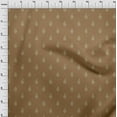 thumbnail image 4 of oneOone Rayon Brown Fabric Asian Floral Block Fabric For Sewing Printed Craft Fabric By The Yard 56 Inch Wide, 4 of 5