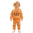 thumbnail image 3 of mgoYE Toddler Baby Boy Clothes Infant Fall Winter Outfit Long Sleeve Pant Top Set Waffle Sweatshirt, 3 of 7