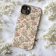 thumbnail image 5 of Vintage Floral Pattern Phone Case, Elegant Botanical Garden Inspired iPhone Cover, Protective Retro Flower Design for iPhone 16 15 14 13 12 11 Plus Pro Max Mini, 5 of 6