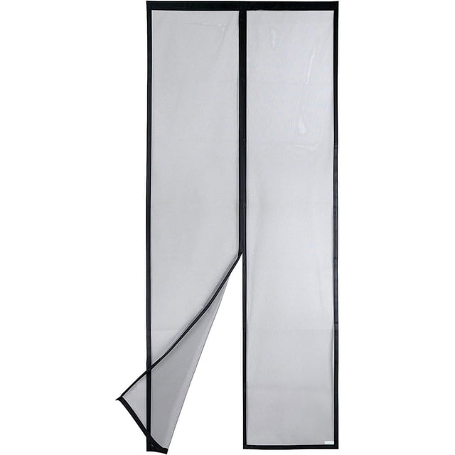 Mosquitera Magnética Para Puerta (80x210,Negro)