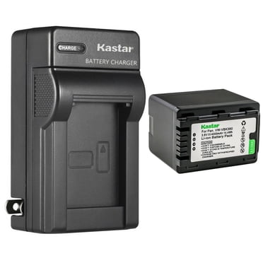 Kastar AC Wall Charger & Battery For Panasonic SDR-S25A, SDR-S26, SDR-S26A, SDR-S26K – 1500mAh, CGA-S008, DMW-BCE10