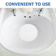 thumbnail image 2 of Suction Cup Water Plug 3 Pcs Tub For Bathtub Drain Stopper Tubs Sink Stoppers Silica Gel White, 2 of 6