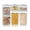 6 Pcs Set, variant on Pop Airtight Food Storage Containers with Lids- 3 Pcs Stackable One Button Opening Food Containers, Kitchen Pantry Storage Containers for Snacks Candy Salt Herbs Spices BPA-Free (1.2 QT * 3)