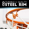 thumbnail image 3 of Franklin Sports Over The Door Mini Basketball Hoop - Slam Dunk Approved - Shatter Resistant - Accessories Included, Blue, One Size, 3 of 5