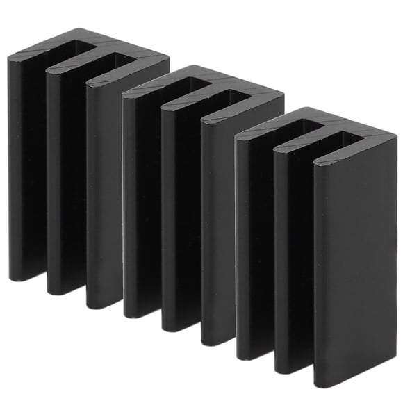 Puce de Dissipateur Thermique Noire Dissipateur Thermique Aluminium Dissipateur Thermique 40 Pcs Puce de Refroidisseur de Dissipateur Thermique en Aluminium Ailette de Refroidissement pour Puce de Carte de Circuit 8.5x8x16mm