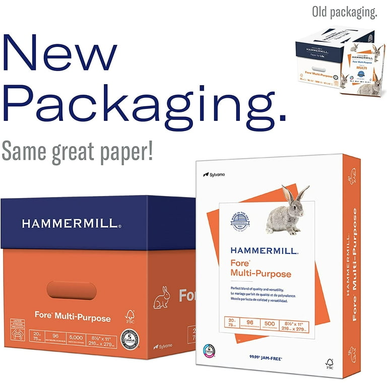 Hammermill Punched Fore Multipurpose Paper, Sold as 1 Ream, 500 Sheet per Ream Hammermill Punched Fore Multipurpose Paper, Sold as 1 Ream, 500 Sheet per Ream