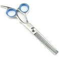 thumbnail image 3 of FORICOM Set of 2 Piece Hair Scissors, Professional Hair Scissors 6 Inch Edge Barber Scissors Salon Hair Shears, Made of Stainless Steel, Hand Ground Blue, 3 of 7