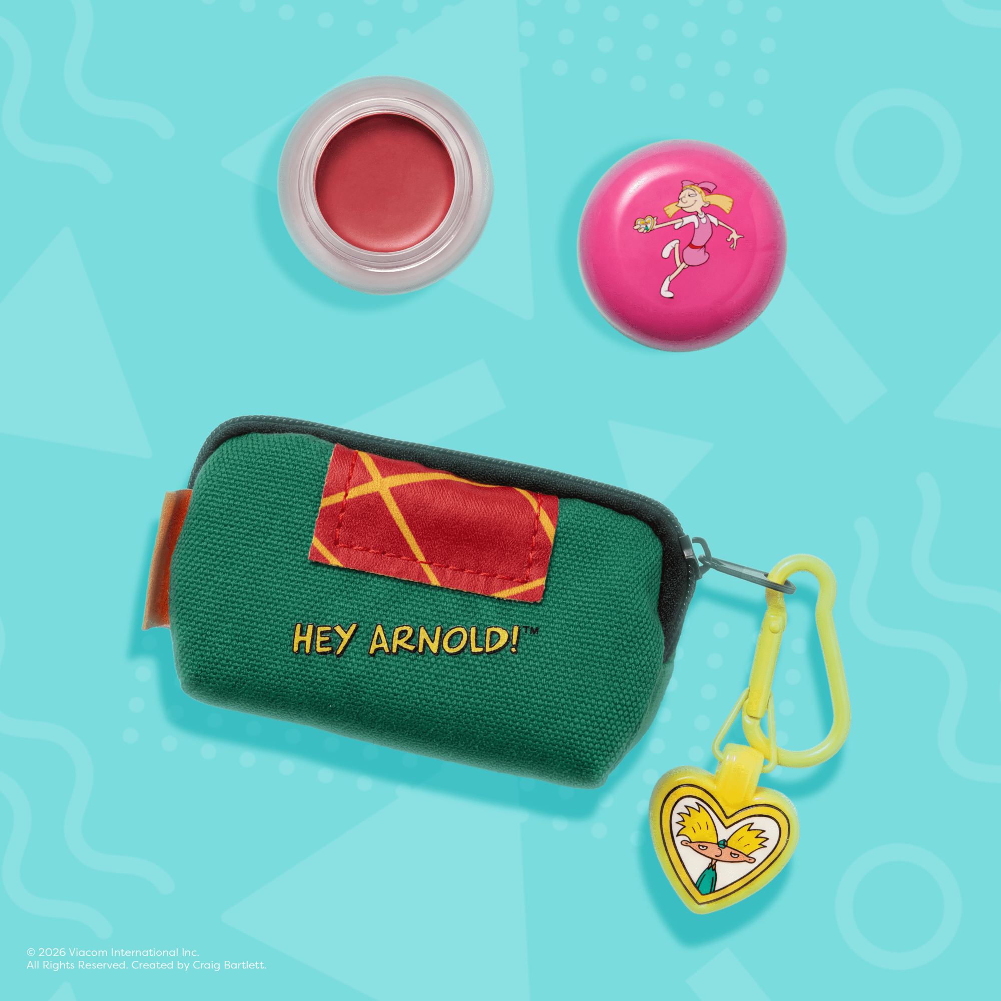 Profusion Cosmetics Nick 90s Hey Arnold! Oh, Arnold - Blurring Lip & Cheek Tint with Keychain Bag