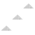 thumbnail image 3 of Toystoory Regla de tela acrílica para DIY, corte de costura, regla de edredón triangular Type1 NO1, 3 of 6