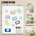 thumbnail image 4 of Glass Refrigerator Magnet 6Pcs Magnetic Fridge Sticker,Decor for Kitchen,Whiteboard,Cabinet,Marble Surface With Gold Leaf, 4 of 5