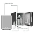 thumbnail image 2 of Icon Beauty Mini Fridge with LED Mirror 6.75in, 4-Liter Compact Mini Cooler with Standard Door, New, 2 of 10