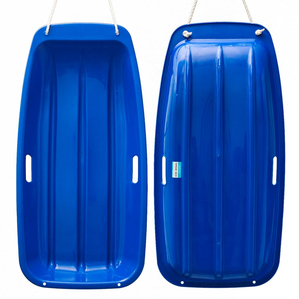 IMAGE 35.*17*4.3 inch Winter Durable Plastic Snow Sled in Boat Shape