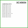 thumbnail image 2 of ECOGARD XC45654 Cabin Air Filter Fits 2004-2014 Cadillac CTS, 2004-2009 SRX, 2005-2011 STS, 2 of 3