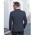 thumbnail image 3 of COOFANDY Mens Suit Blazer Classic Fit Casual Business Summer Sports Jacket Two Button, 3 of 5