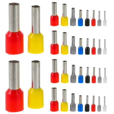 Insulated End Wire Connectors Electrical Crimp Round Terminal Copper 1200 Pcs