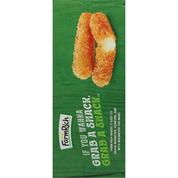 Farm Rich Breaded Mozzarella Sticks, 48 oz - Great for Breakrooms