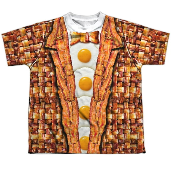 - Breakfast Suit - Youth Short Sleeve Shirt - X-Large