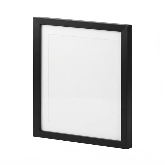 12x12 Wall Frame for Diamond Painting 30x30cm, Holds 10x10 or 12x12 Photos with Optional Mat, Lightweight Plastic Frame with Plexiglass, Black