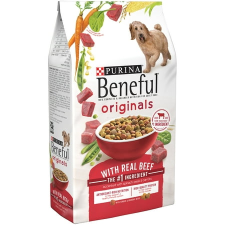 Purina Beneful originaux avec le Real boeuf Croquettes pour chien 15,5 lb Sac