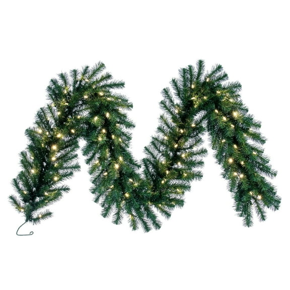 Vickerman 50'x16" Douglas Fir LED Lights Artificial Christmas Garland in Green