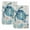 Turtle, variant on Teal Crabs Coastal Kitchen Towels Set of 2, Summer Beach Coral Nautical Ocean Absorbent Dish Towels for Kitchen, Microfiber Hand Towel, Quick Drying Tea Towel for Cleaning Decorative Dishcloths