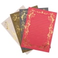 thumbnail image 1 of FUTUREORYY 12 Pcs Antique Stationery Letter Paper Assorted Color for Writing, 1 of 4