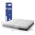 thumbnail image 2 of SNOOZELLE COMFORT Colchón Queen Size 25 cm Altura, Memory Foam con Carbón Activado y Gel Cooling Que Disipa el Calor, Espuma de Alta Densidad Libera Puntos de Tensión, Tela Transpirable,, 2 of 8