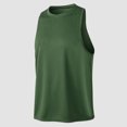 thumbnail image 3 of Men Sports Vest O Neck Sleeveless Stretchy Quick-dry Running Gym, 3 of 8