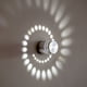 thumbnail image 4 of Aplique de pared LED en espiral - Aplique de pared LED en espiral moderno de 1 W, luz de techo empotrada, lámpara de discoteca, bar, karaoke, blanco, 4 of 5
