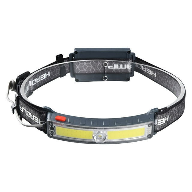 COM1950s Lumières Led Extérieures, Lumières Led Rouges, Lampe de Poche Rechargeable avec 2 Lumières Led, Lumière Rouge Extérieure, Bandeau pour Adultes et Enfants, Accessoires de Randonnée, Camping, Lampe de Poche Led Rechargeable