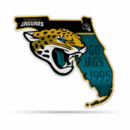 Jaguars 18" State Shape Pennant