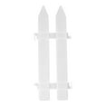 thumbnail image 1 of Christmas Tree Belt White Picket Fenceside Frame 4.6 X 12 Inch Mini Plastic Decorative Fence, 1 of 1