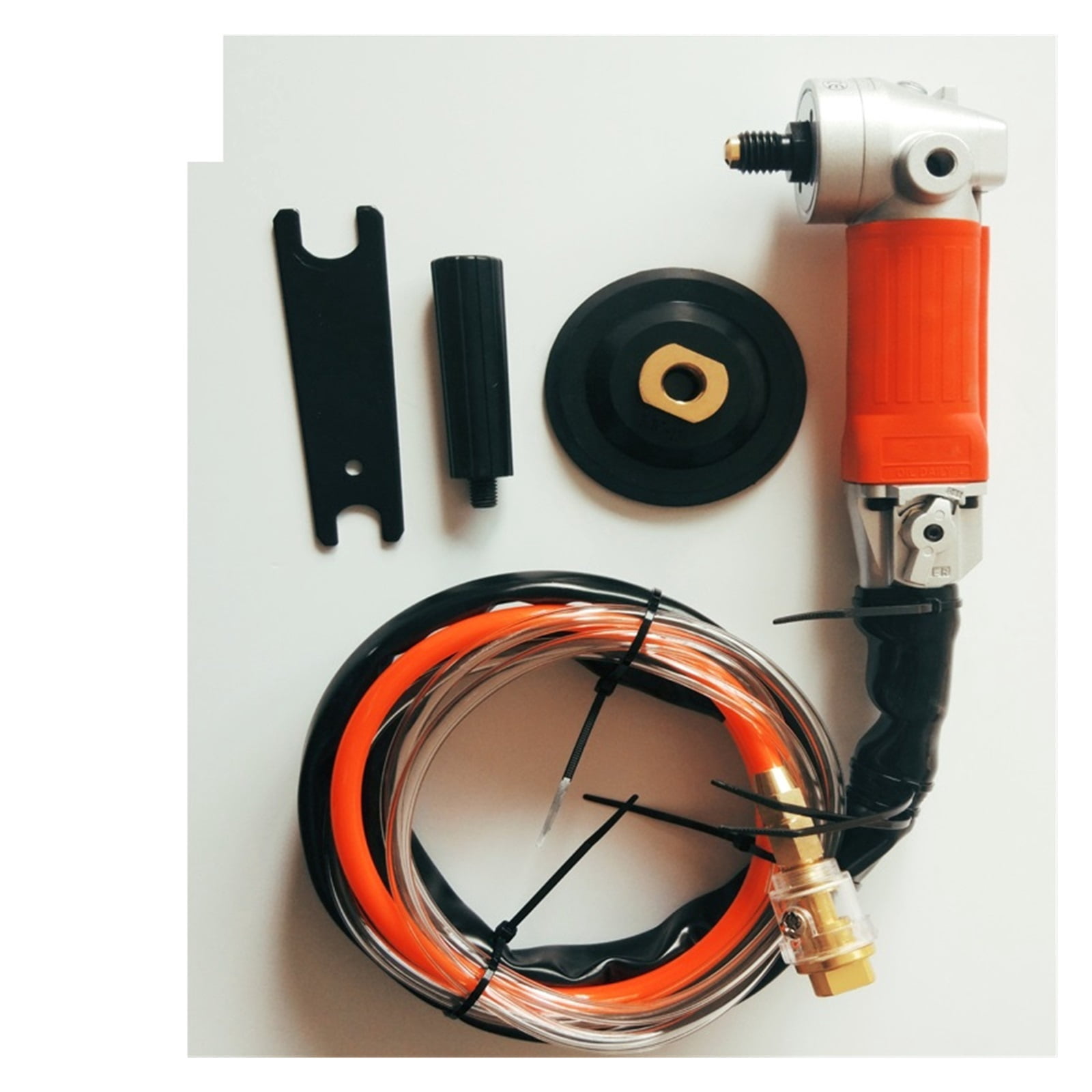 Pneumatic Air Wet Polisher Angle Grinder Tool For Polishing Pad With Rear Exhaust,Air Powered Stone Polisher ,Strong suction