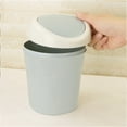 thumbnail image 2 of WHAMVOX 1PC Tabletop Waste Receptacle Sky-blue Plastic for Home Organization and Storage, 2 of 8