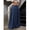 Blue, variant on Womens Low Waist Extra Long Pleated Denim Skirt Blue