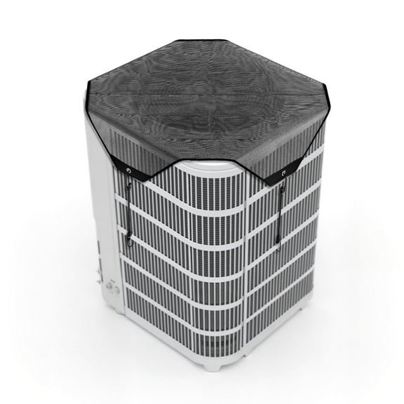VEVOR Air Conditioner Cover for Outside Units, 28 x 28 inch Central AC Cover for Air Conditioning Unit, Top Universal Mesh Defender Tear-Resistant Easy Install for Outdoor Outside All Seasons, Black