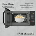 thumbnail image 5 of Farberware 1.1 cu ft Microwave Oven,1000W Countertop Microwave Oven with Auto Cook Menu, Black, 5 of 6