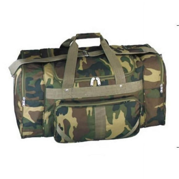 Everest 1027-CM Sac de Sport en Polyester à Imprimé Camouflage Jungle de 27 Po, 600 Deniers
