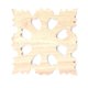 thumbnail image 2 of 1x apliques de madera de caucho tallados decoración artesanal # b: 15*15cm, 2 of 5